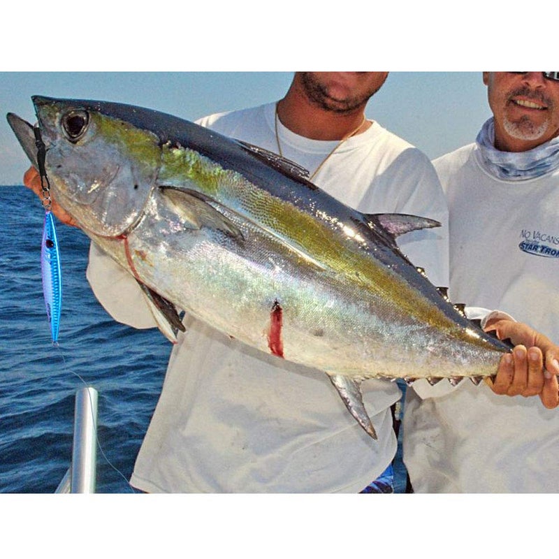 Goture Fishing Jig 80-200g with Assist Hook, Vetical Jig Saltwater, Speed Fast Jigging Spoon Lure, Deep Sea Fishing Lures for Tuna, Kingfish, Bluefin, Yellowfin, Snappers, Groupers, Striper, Salmon - Image 2